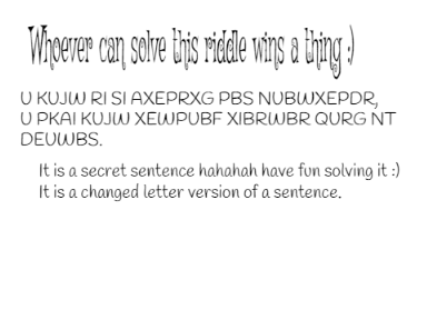 The impossible riddle