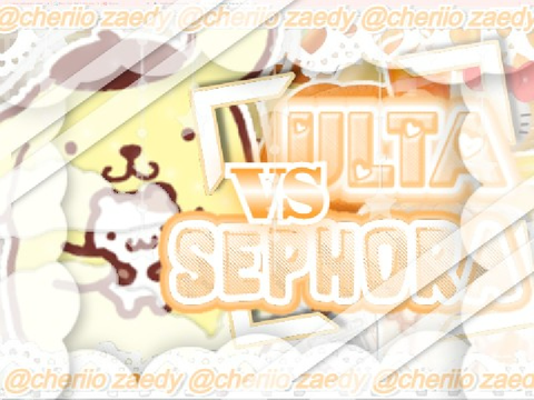 ♡ ulta vs. sephora Ꮚᵕ̣̣̣̣̣ ہ ᵕ̣̣̣̣̣̣ Ꮚ