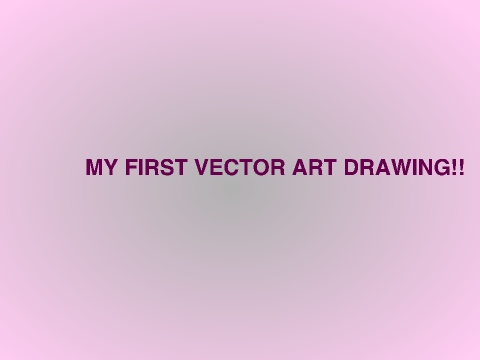 My first vector art drawing!!