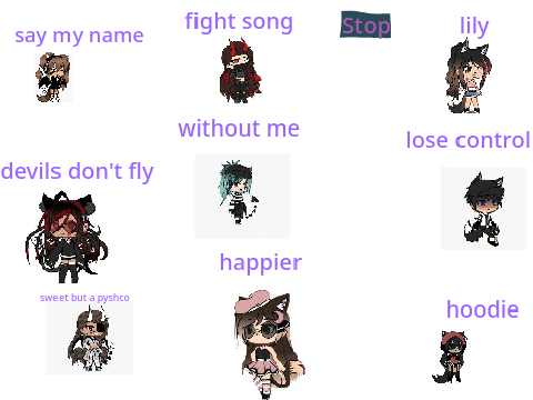 Random gacha life songs! remix remix