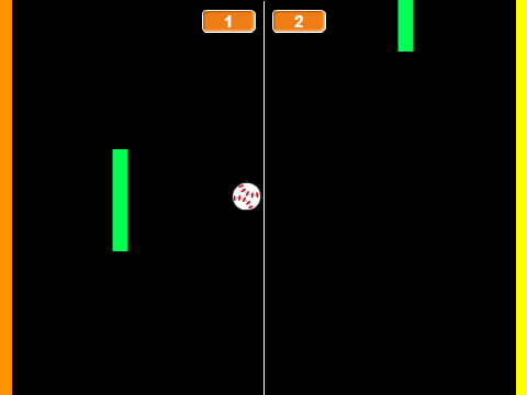 Pong against the computer