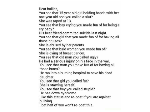 Remix if you hate bullying