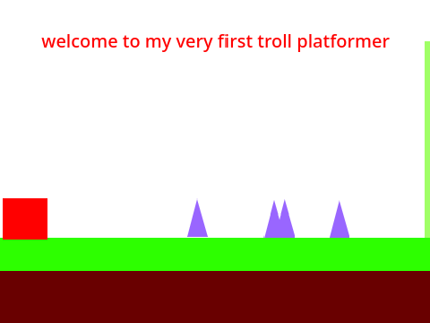 troll platformer infinite