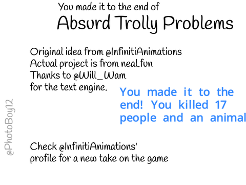 Absurd Trolley Problems