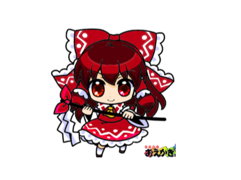 フリー線画塗ってみた！