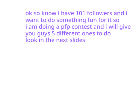 pfp contest!!!