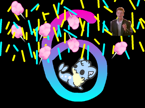Add yourself celebrating with a wolf remix