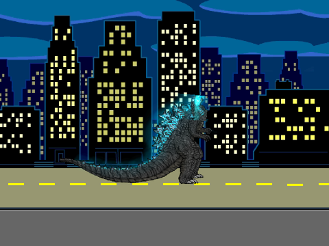 Godzilla up/down breath/breath