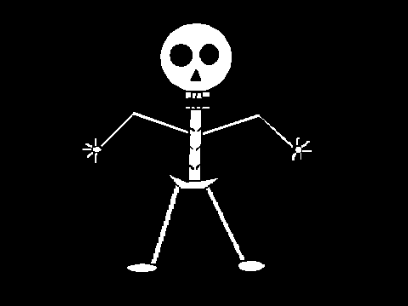 Y5: Halloween Human skeleton animation remix