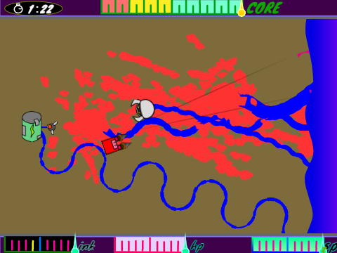 【DEMO2】CORE DEFENDER(square splat shooting)