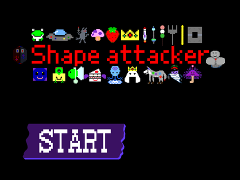 シューティングゲーム　[shape attacker ]  remix