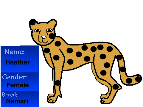 ~CW~Cheetah Template: Heather