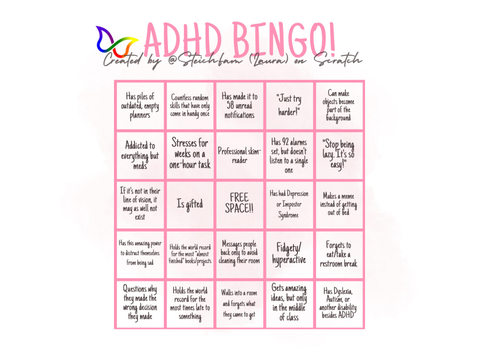 ADHD Bingo! (ORIGINAL!)