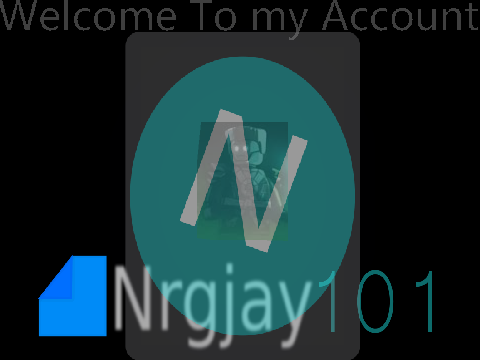 Welcome To My Account!