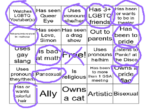 LGBTQ+ bingo! remix