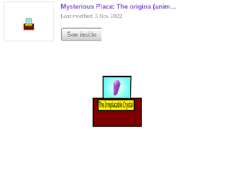 Mysterious Place: The origins (animation)
