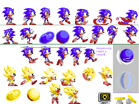 Custom Sonic 2/3 Sprites