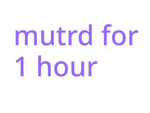 muted