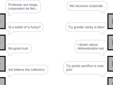 Horrible Sentence Generator