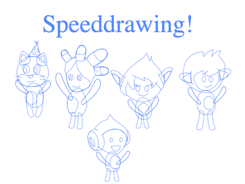 Scratchcat party speed draw! [Re-Shared]