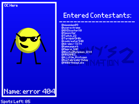 Navy's Elimination 2 Signup!