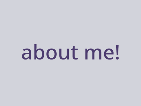 about me!