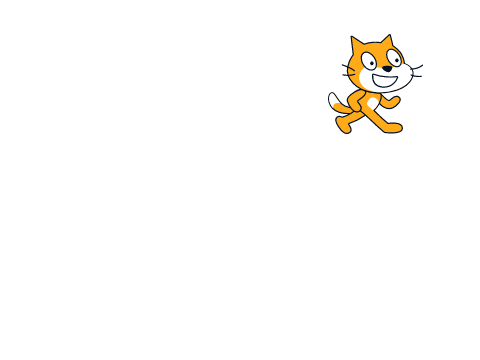 randomly walking cat