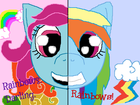 Two Sides CCE- Rainbows, Darling, Rainbows!