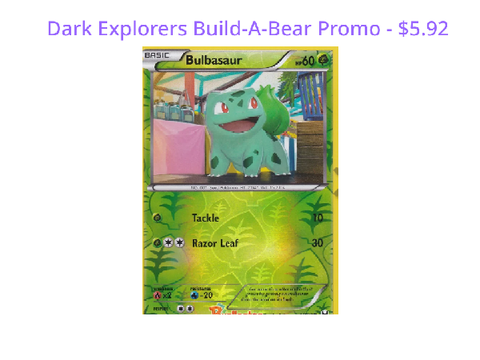 Every Bulbasaur Pokemon Card