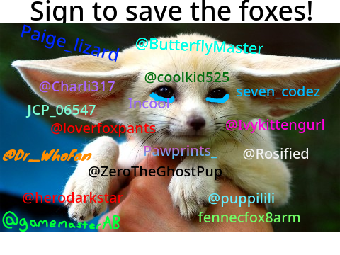 STOP HUNTING FOXES remix remix remix remix remix 7's remix... remix remix remix remix remix r… remix