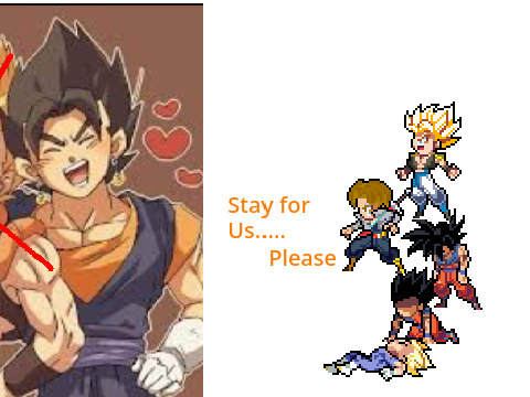 Stay....For us....@Vegitothefusion