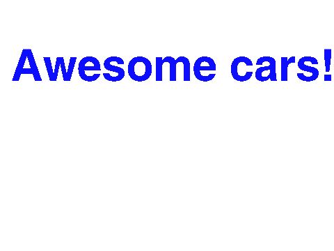 Awesome cars 