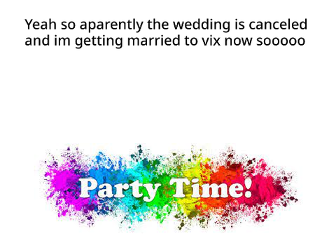 Wedding is canceled