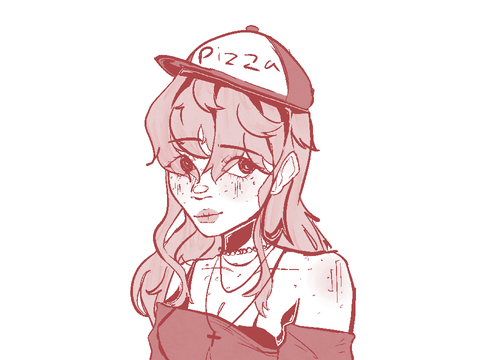I tried to sketch my roblox avatar