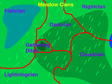 Warrior Cats RP: Dark Secrets Maps