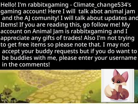 Hello! I'm rabbitxgaming!