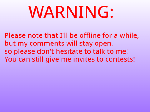 WARNING