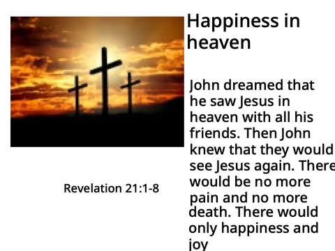 Happiness in heaven