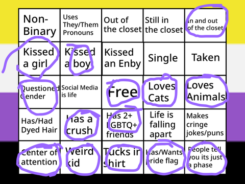 Non-Binary Bingo!  remix