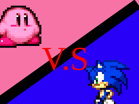 Ultra Clash v.1 - Sonic v.s Kirby