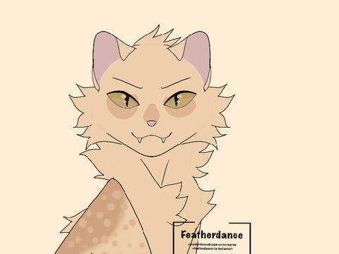 Honeypaw ( Art + Bio For Warriors Roleplay )