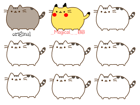 Add Yourself As A Pusheen remix