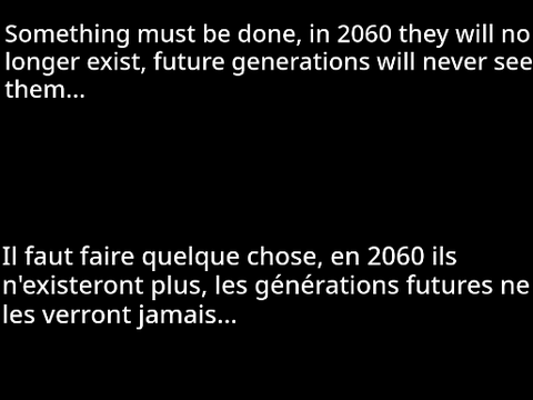 endangered species... (les espèces menacées...)
