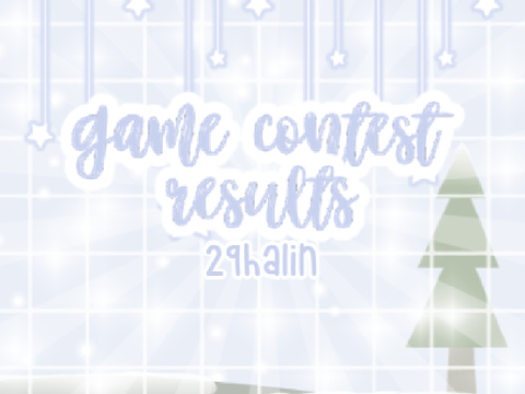 ᵎᵎ 50+ game contest results ᵎᵎ