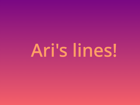 Amber lines!