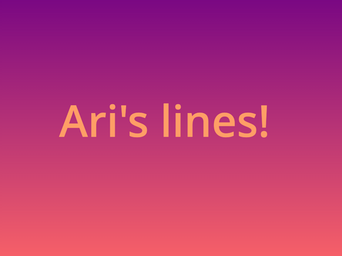 Trapped~Ari's lines