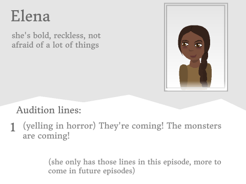 Elena Auditions