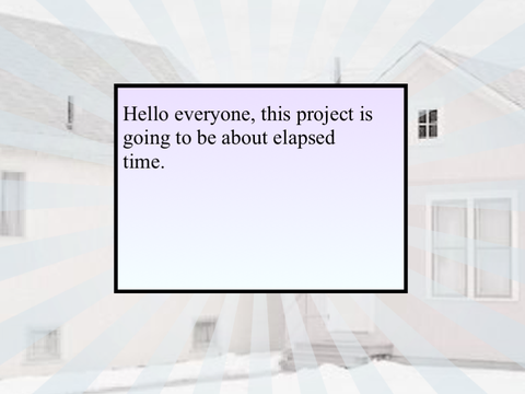Elapsed Time 