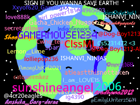 Sign if you wanna save Earth! remix