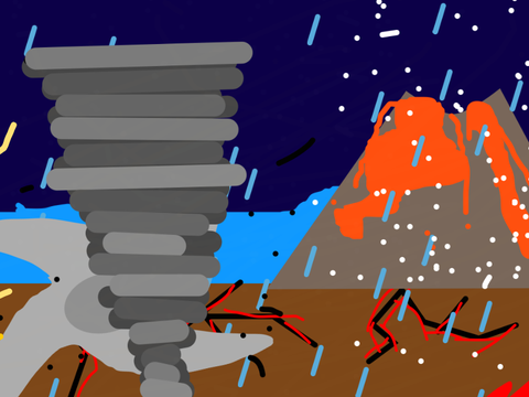 Severe weather simulation
